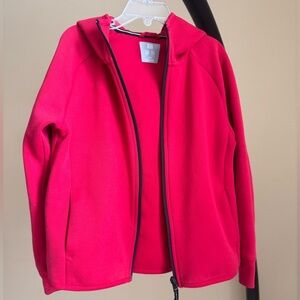 Uniqlo Red Structured Jacket Full Length Sleeves